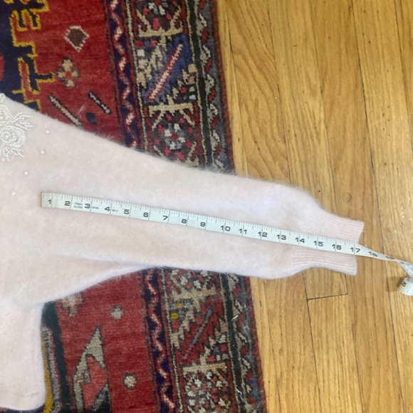 Vintage Cropped Beaded Pearl Sweater - Picture 8 of 9